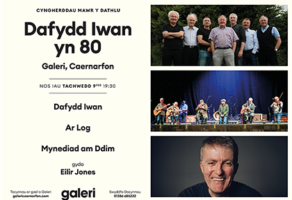 Thursday's Poster - Dafydd Iwan is 80