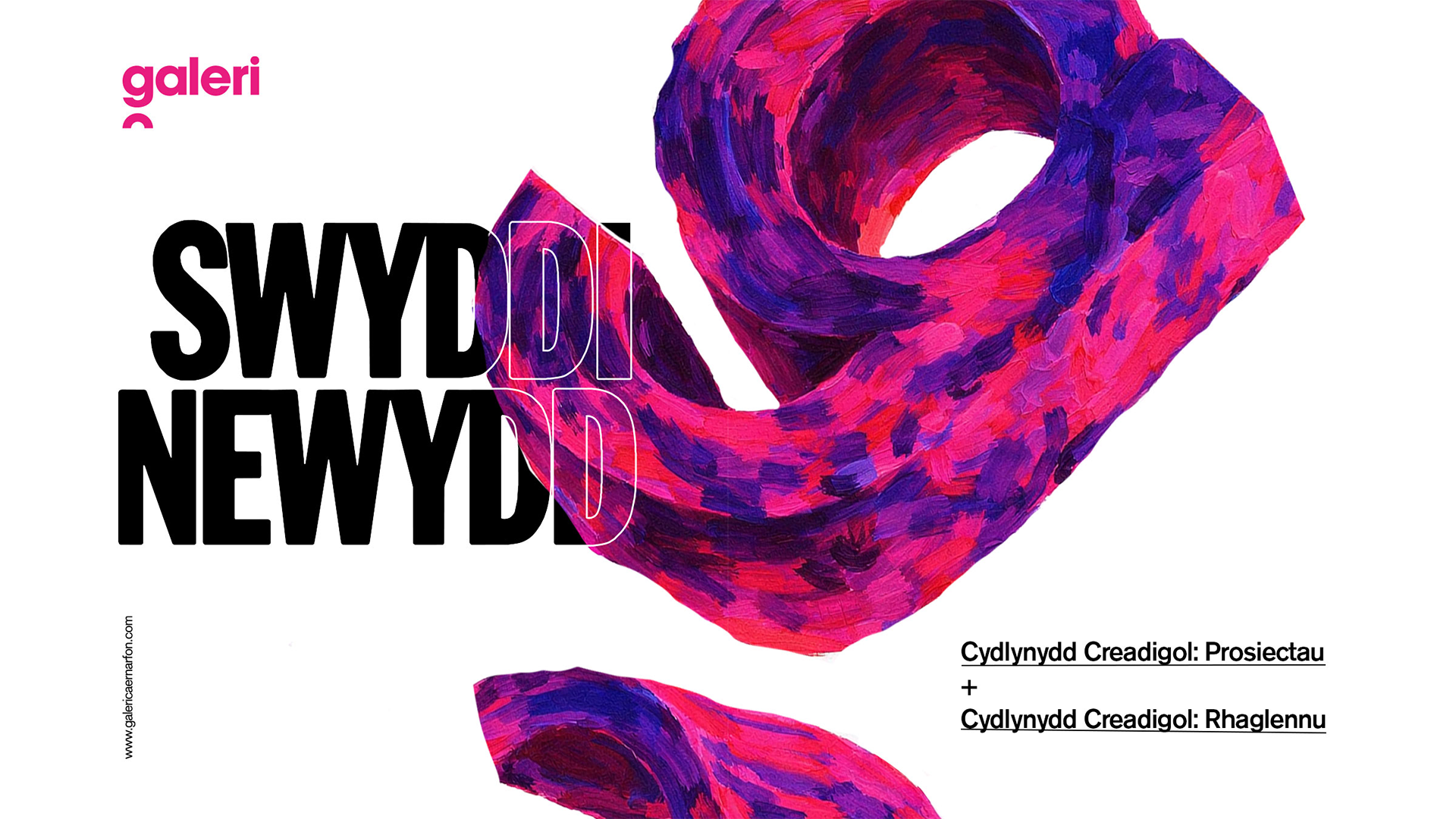 swyddi newydd poster