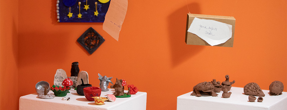 Gwaith Celf yn y Safle Creu