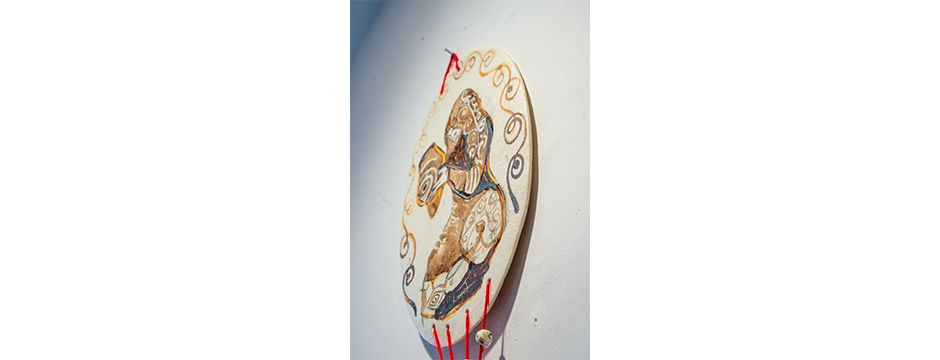 Llun o waith Merched y Mabinogi gan Bethan Lowri Hughes