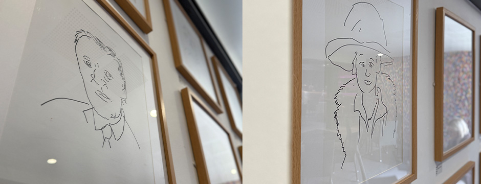 Collection of images of tim foxon drawings